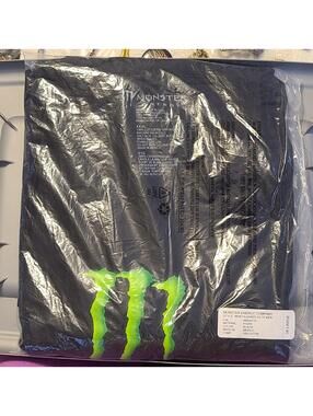 Monster Energy Black Logo T-Shirt XXL